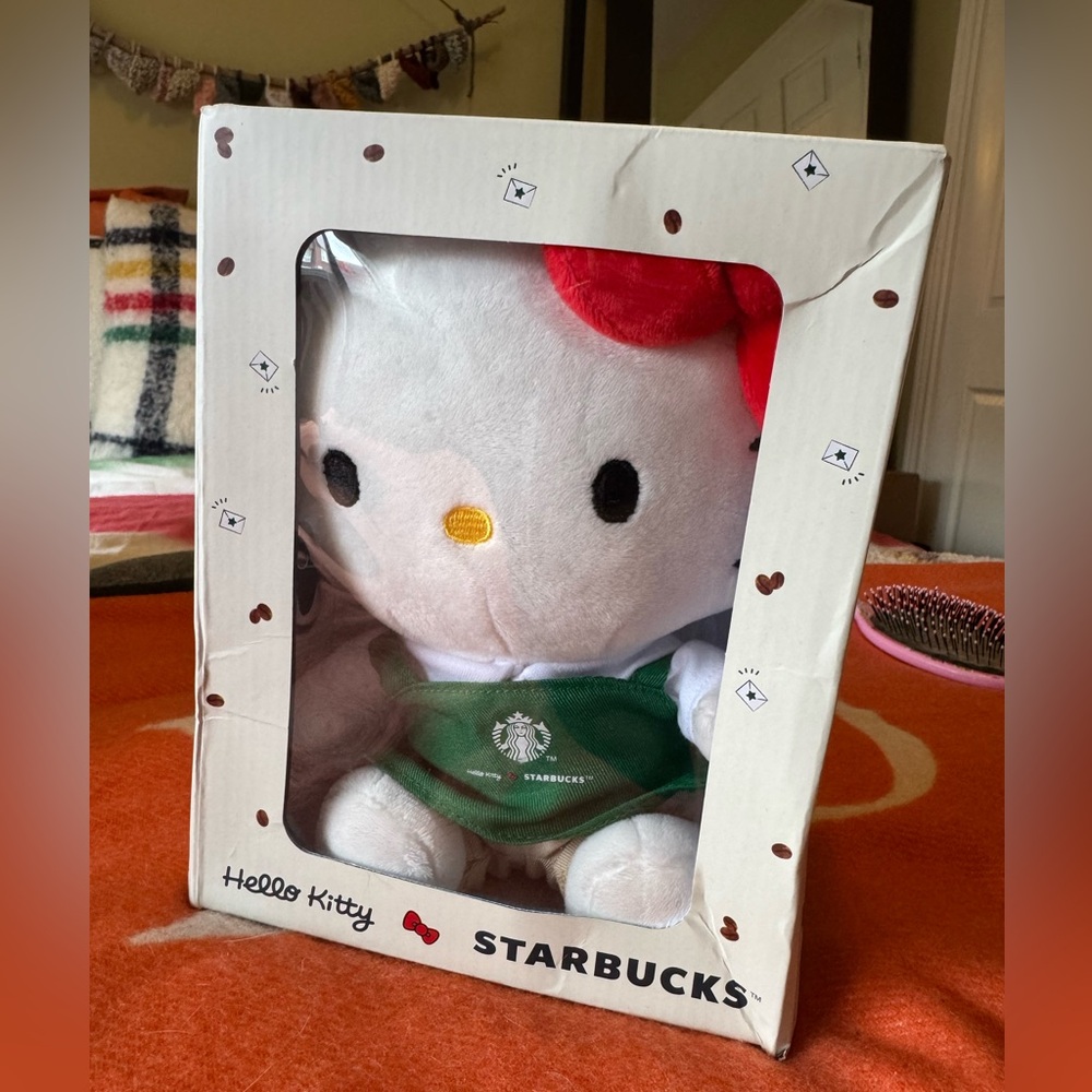 RARE original Hello Kitty Starbucks plus - Korea version